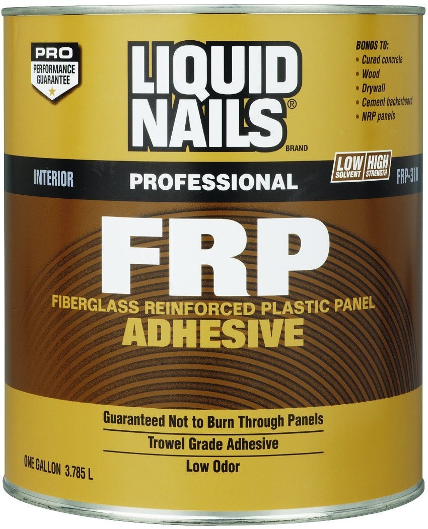 High Strength Acrylic Latex Adhesive for Fiberglass Panels - 1 Gallon Liquid Nai High Strength Acrylic Latex Adhesive for Fiberglass Panels - 1 Gallon Liquid Nai