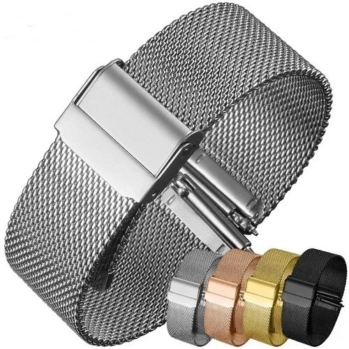 Premium Milanese Mesh Watch Band Strap Stainless Steel Braided Bracelet 12-24mm Premium Milanese Mesh Watch Band Strap Stainless Steel Braided Bracelet 12-24mm