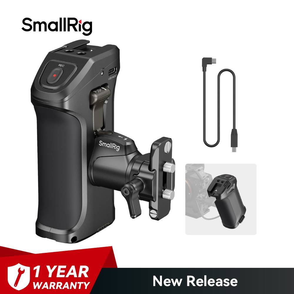 SmallRig Rotating Side Handle with Trigger REC for Selected Sony Camera 3893 SmallRig Rotating Side Handle with Trigger REC for Selected Sony Camera 3893