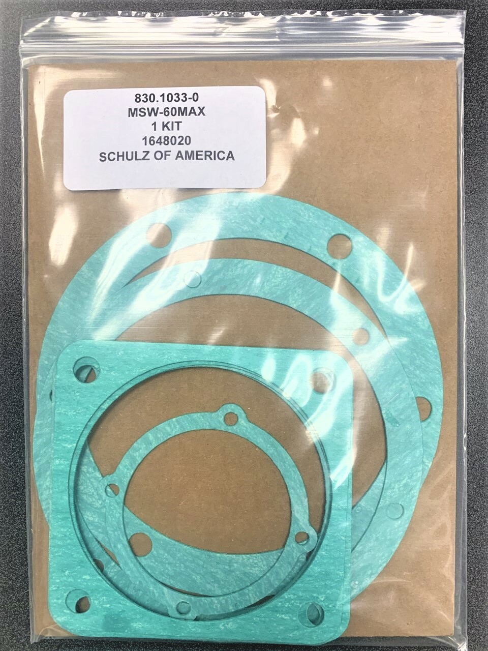 SCHULZ REPLACEMENT PART - CRANKCASE GASKET KIT - 830.1033-0 - MAX PUMP