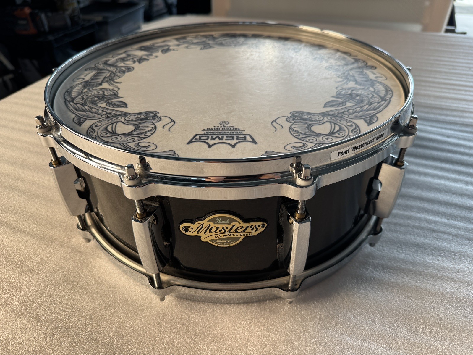 Black Pearl Masters Maple SST Snare - 14x5.5” Black Pearl Masters Maple SST Snare - 14x5.5”