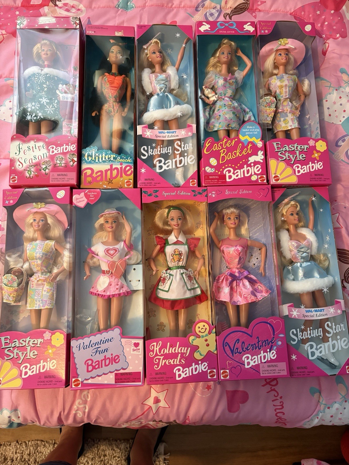 Collection Of 10 Barbie Dolls IN ORIGINAL BOXES. Open to offers Collection Of 10 Barbie Dolls IN ORIGINAL BOXES. Open to offers