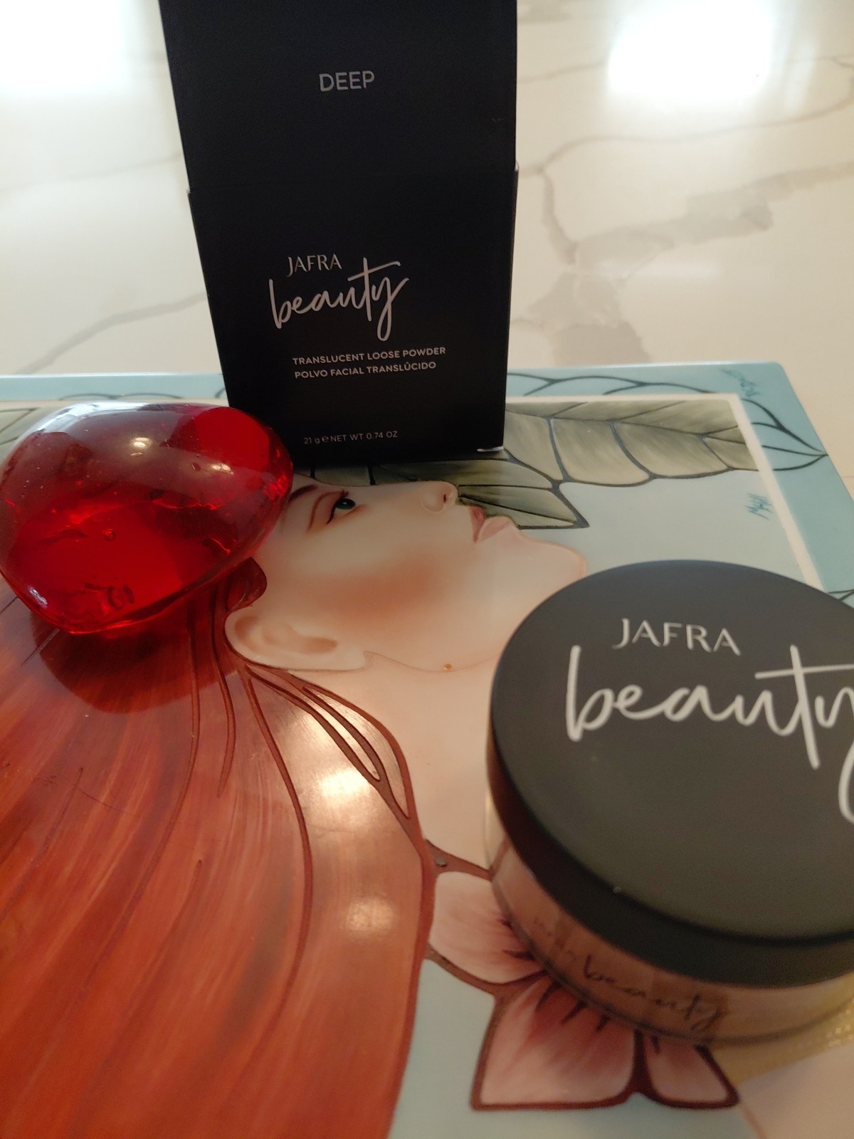 Jafra Beauty Translucent Loose Powder Deep .74 oz Jafra Beauty Translucent Loose Powder Deep .74 oz
