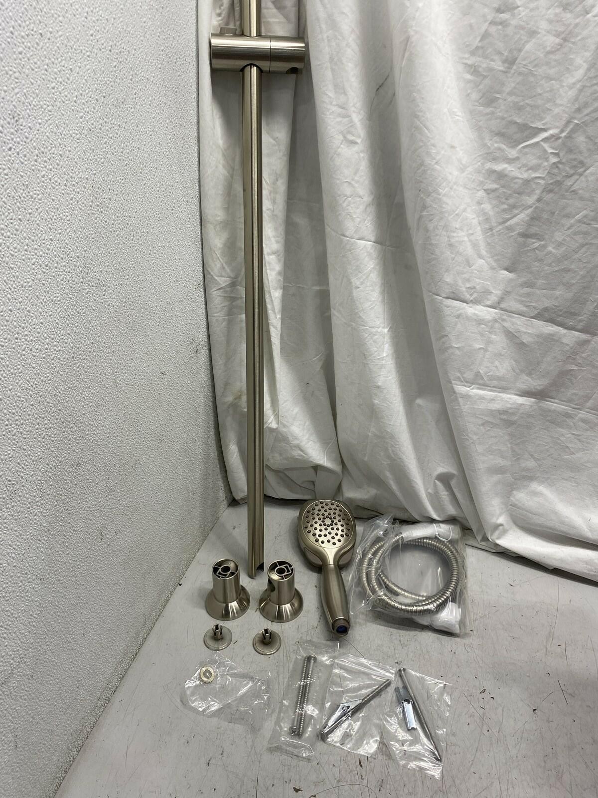Moen S3870EPBN Twist Eco-Performance Handheld Shower Faucet & Bar Brushed Nickel Moen S3870EPBN Twist Eco-Performance Handheld Shower Faucet & Bar Brushed Nickel