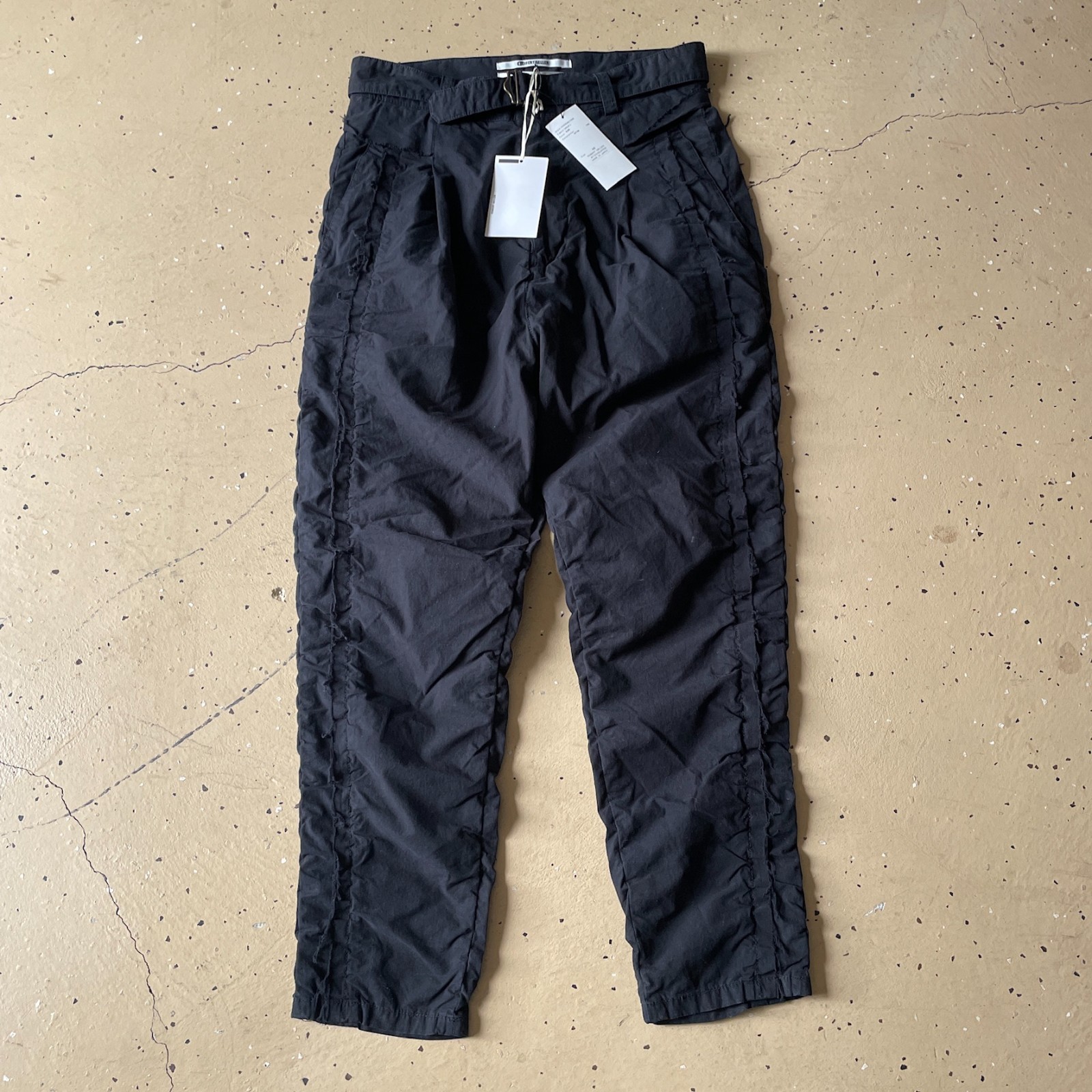 NWT Archive 2017 Robert Geller Japan 29x25 Black Pants Distressing Designer NWT Archive 2017 Robert Geller Japan 29x25 Black Pants Distressing Designer