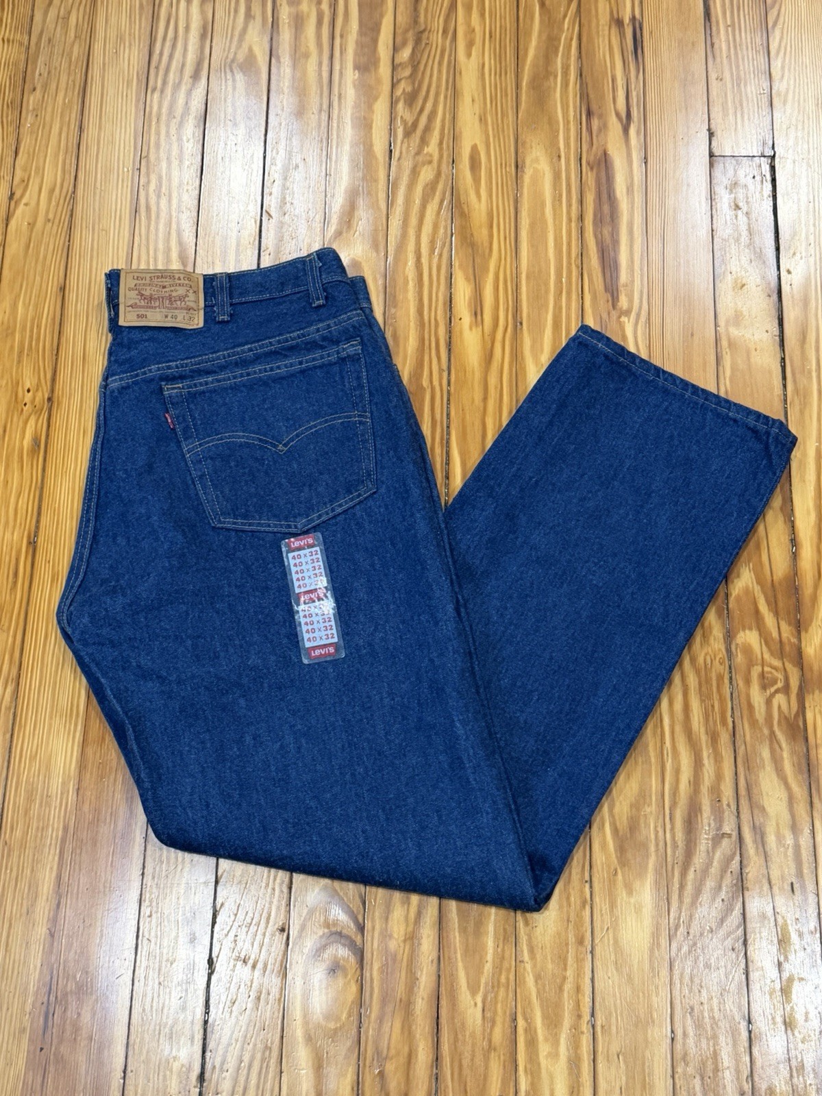 Vintage 1998 Levi’s 501 Jeans W40 L32 Made in USA NOS Unworn 501-0115 Vintage 1998 Levi’s 501 Jeans W40 L32 Made in USA NOS Unworn 501-0115