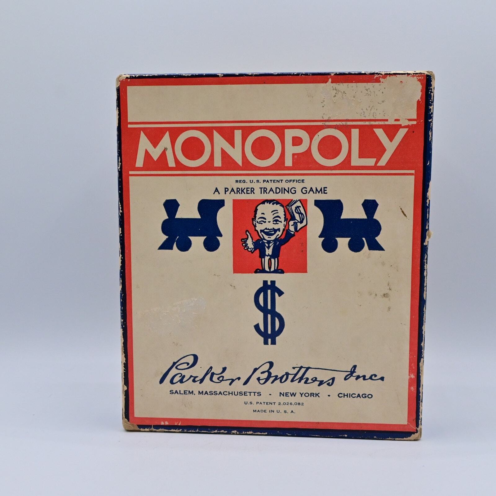 Vintage 1936 Monopoly Board Game No Board Vintage 1936 Monopoly Board Game No Board