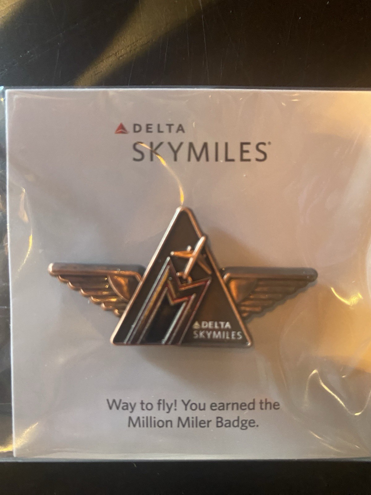 Delta SkyMiles Million Miler Badge Pin - Airline Badges & Pins