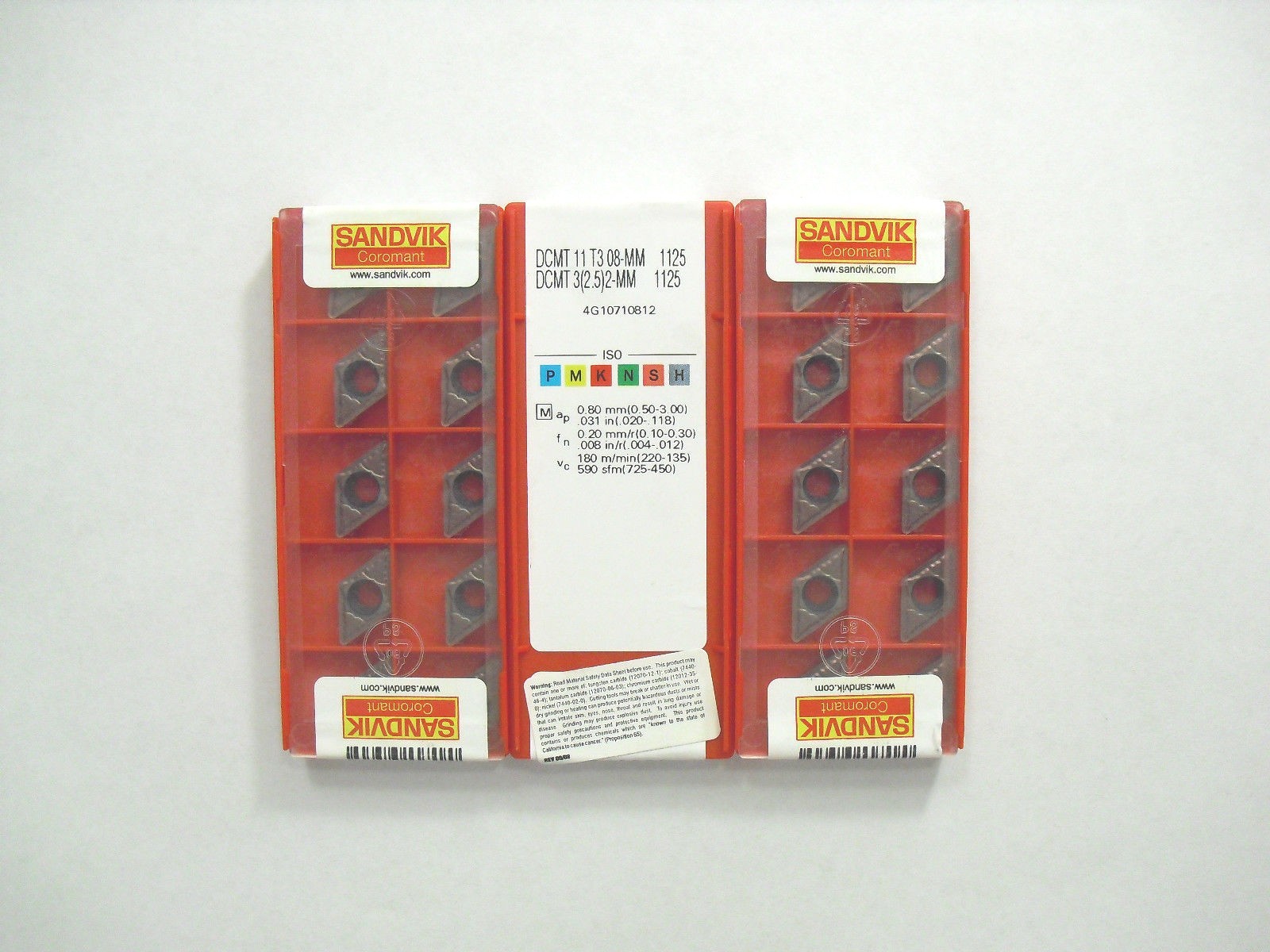 DCMT 32.52 MM 1125 SANDVIK Insert **10PCS** Genuine DCMT 32.52 MM 1125 SANDVIK Insert **10PCS** Genuine