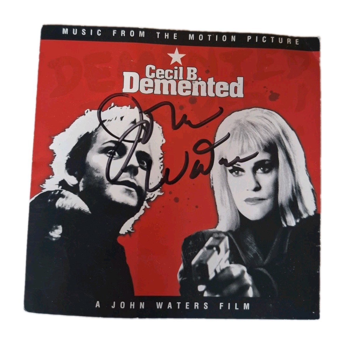 John Waters Signed Cecil B. Demented CD Booklet Autographed Soundtrack Liner...