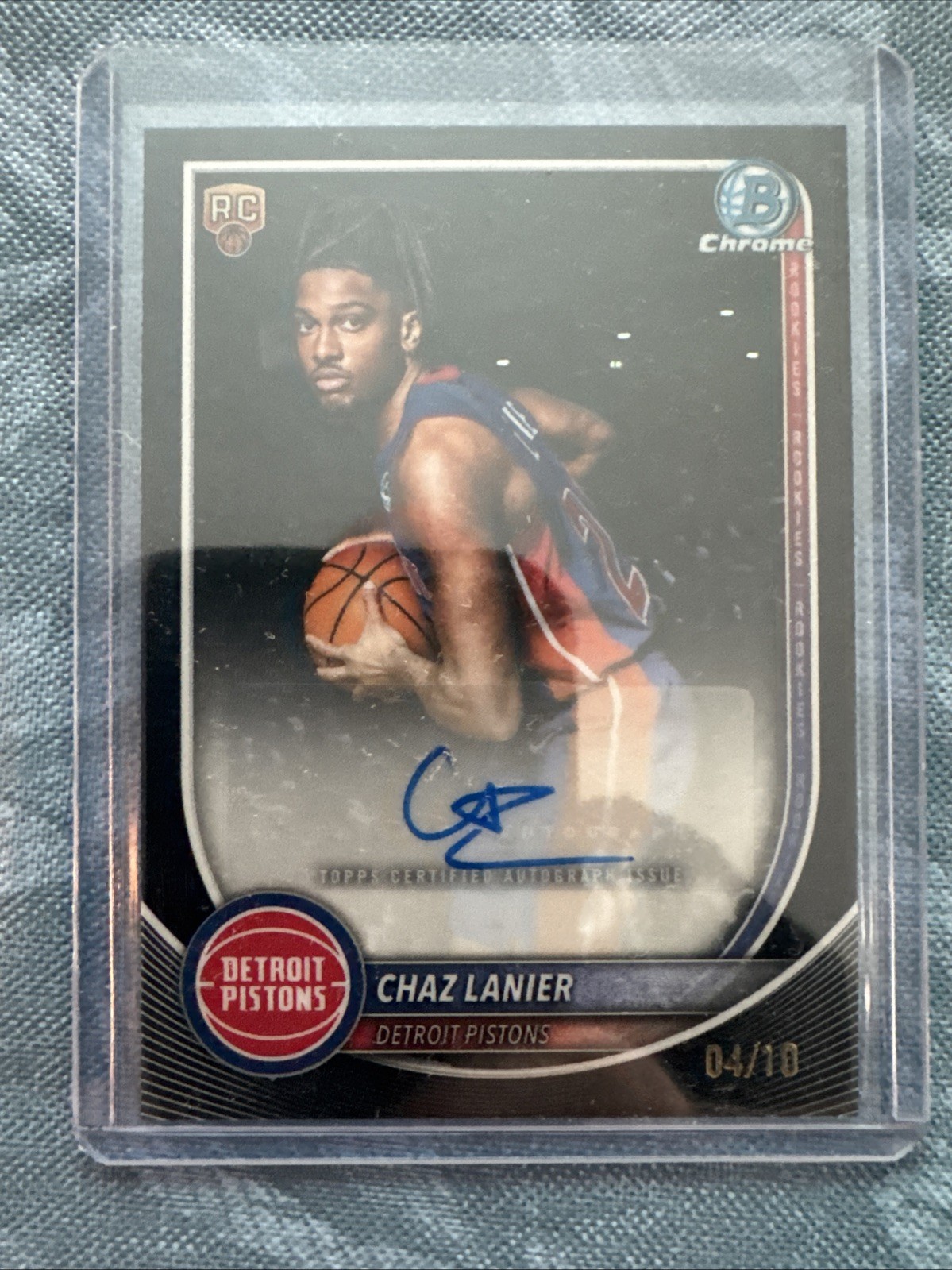 2025-26 Bowman Chrome Chaz Lanier True Black Auto /10 NM-MNT 🔥 2025-26 Bowman Chrome Chaz Lanier True Black Auto /10 NM-MNT 🔥