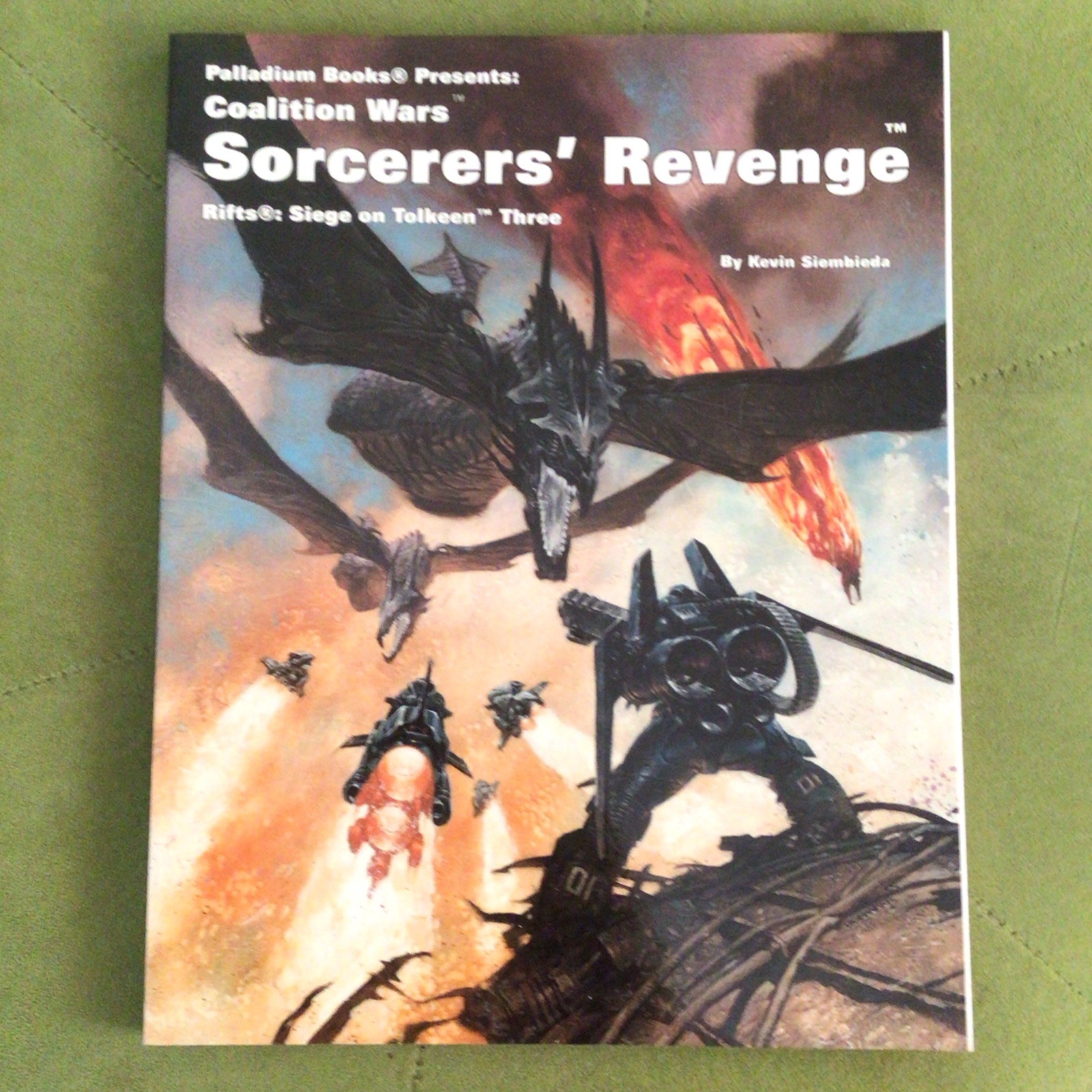 RIFTS RPG COALITION WARS SORCERER'S REVENGE PALLADIUM GAMES 112 Pg VGC RIFTS RPG COALITION WARS SORCERER'S REVENGE PALLADIUM GAMES 112 Pg VGC
