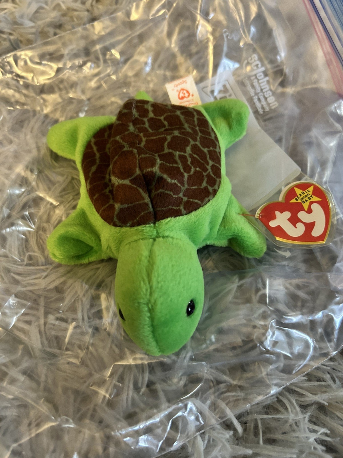 Vintage Retired Ty Beanie Baby SPEEDY THE TURTLE, 1993 All Tags, PVC Pellets Vintage Retired Ty Beanie Baby SPEEDY THE TURTLE, 1993 All Tags, PVC Pellets
