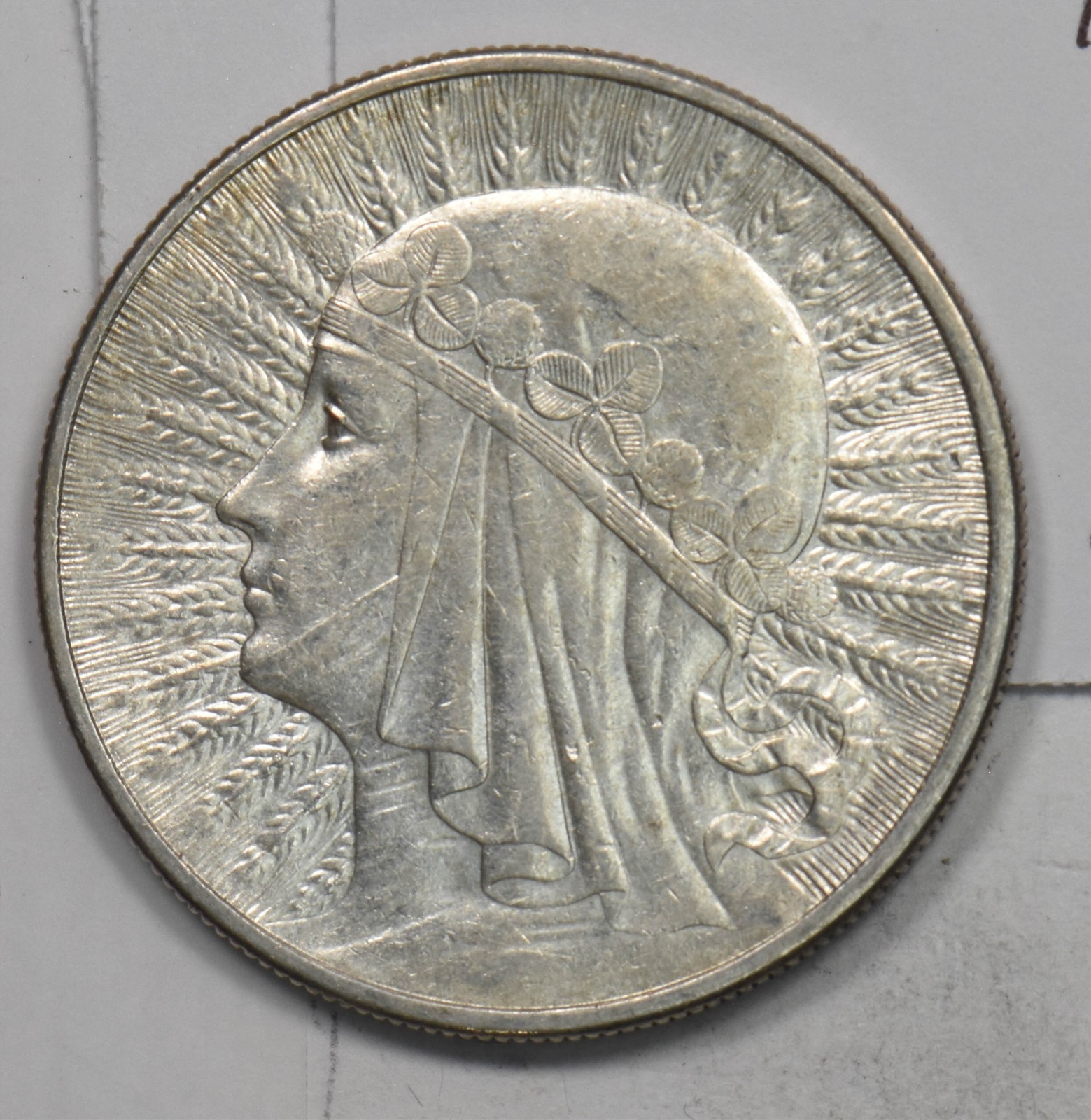 Poland 1932 10 Zlotych Silver P490425 combine shipping