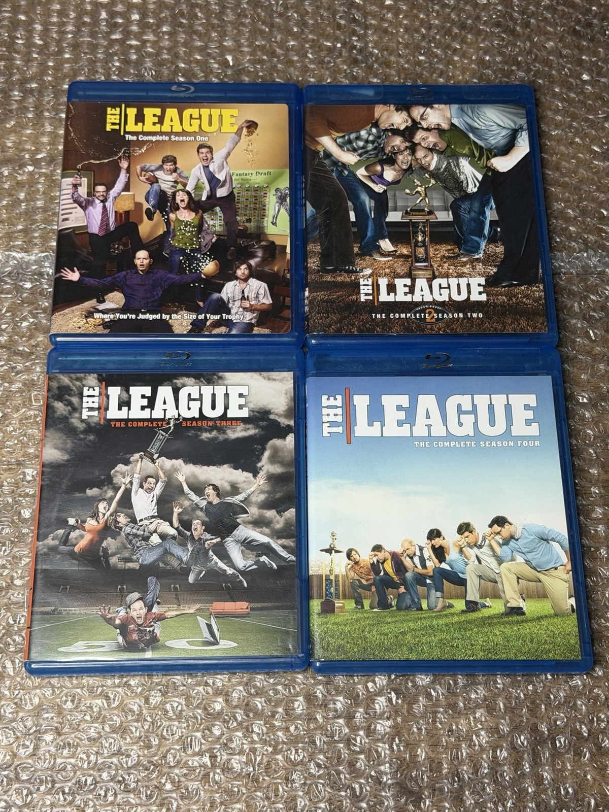 THE LEAGUE: Complete Seasons 1-4 (Blu-ray) Nick Kroll, Mark Duplass THE LEAGUE: Complete Seasons 1-4 (Blu-ray) Nick Kroll, Mark Duplass