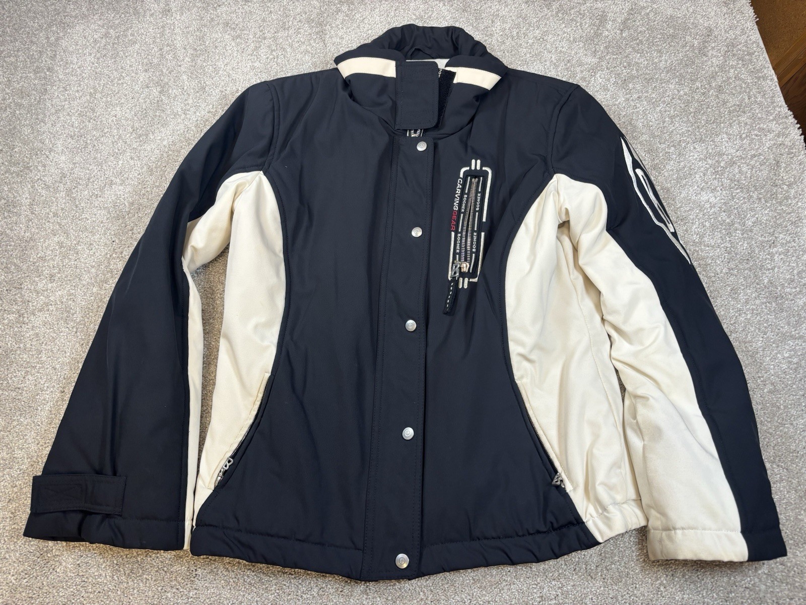 Vintage Y2K BOGNER Ski Jacket Black White Women’s 14. EXCELLENT Pre-Owned Vintage Y2K BOGNER Ski Jacket Black White Women’s 14. EXCELLENT Pre-Owned