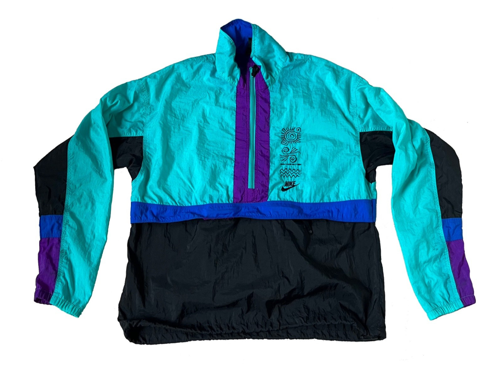 Vintage 90\'s Nike ACG Earth Wind and Fire Windbreaker Jacket Med Anorak Packable Vintage 90\'s Nike ACG Earth Wind and Fire Windbreaker Jacket Med Anorak Packable