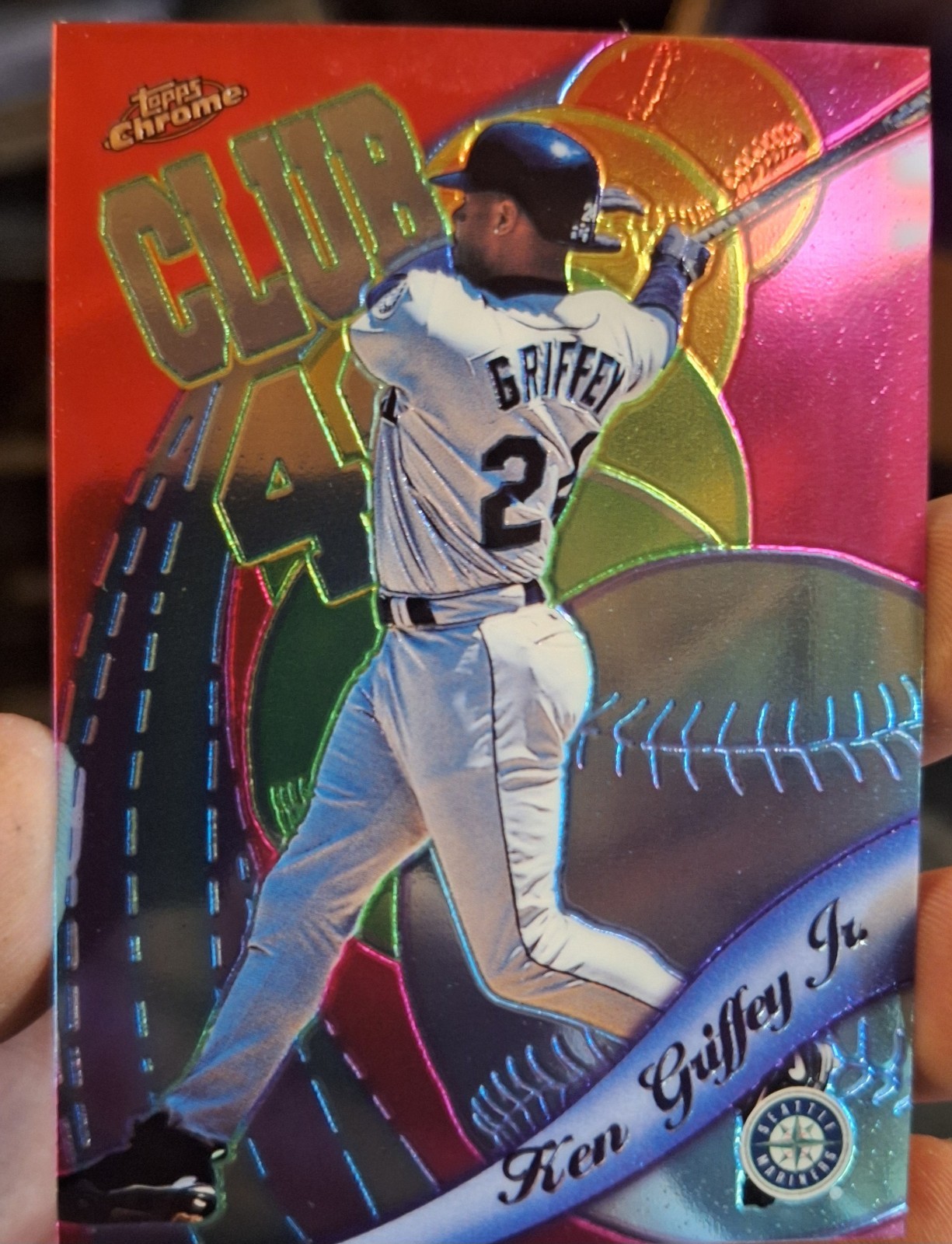1999 Topps Chrome All Etch Ken Griffey Jr. Insert Card MINT/NM #AE3 1999 Topps Chrome All Etch Ken Griffey Jr. Insert Card MINT/NM #AE3