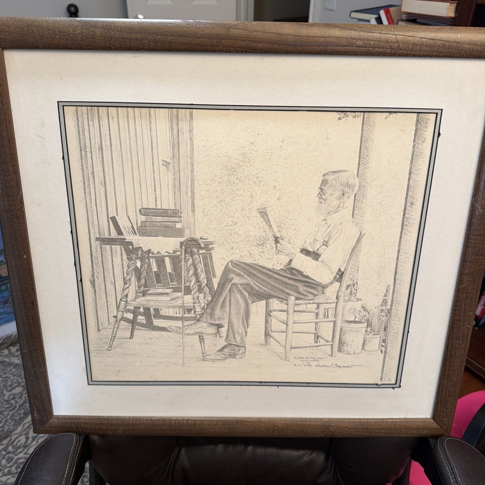 Willard Gayheart A Turn Toward the Light Signed Numbered 214/250 Framed Print
