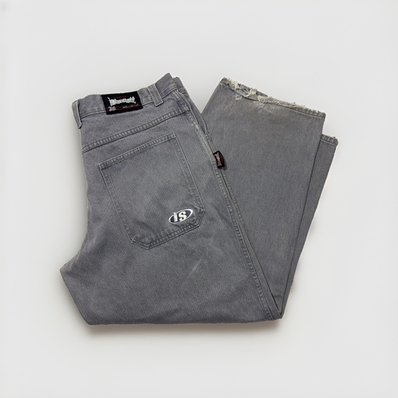 Vintage Y2K Interstate Baggy Skate Jeans Pants Men’s Size 38 Oversized Skater Vintage Y2K Interstate Baggy Skate Jeans Pants Men’s Size 38 Oversized Skater