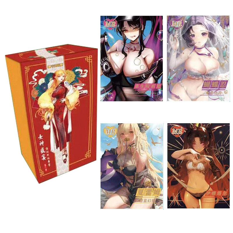 USA Goddess Feast Booster Box Premium Spicy Trading Cards Sexy Anime Waifu TCG USA Goddess Feast Booster Box Premium Spicy Trading Cards Sexy Anime Waifu TCG