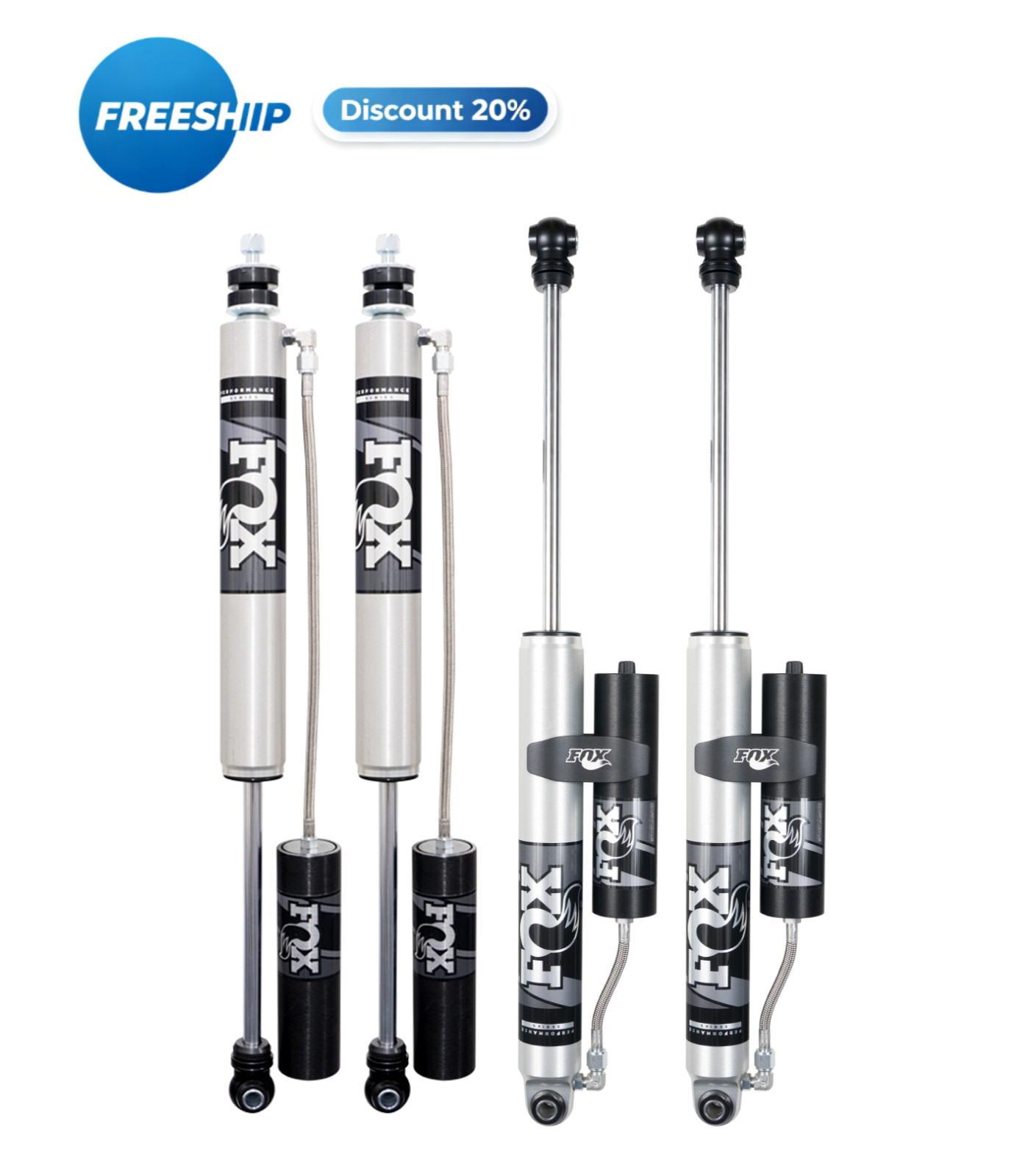 Fox Backcountry (Remote Reservoir), Ford 2005+ Rear, 2.5″, Gas Fox Backcountry (Remote Reservoir), Ford 2005+ Rear, 2.5″, Gas