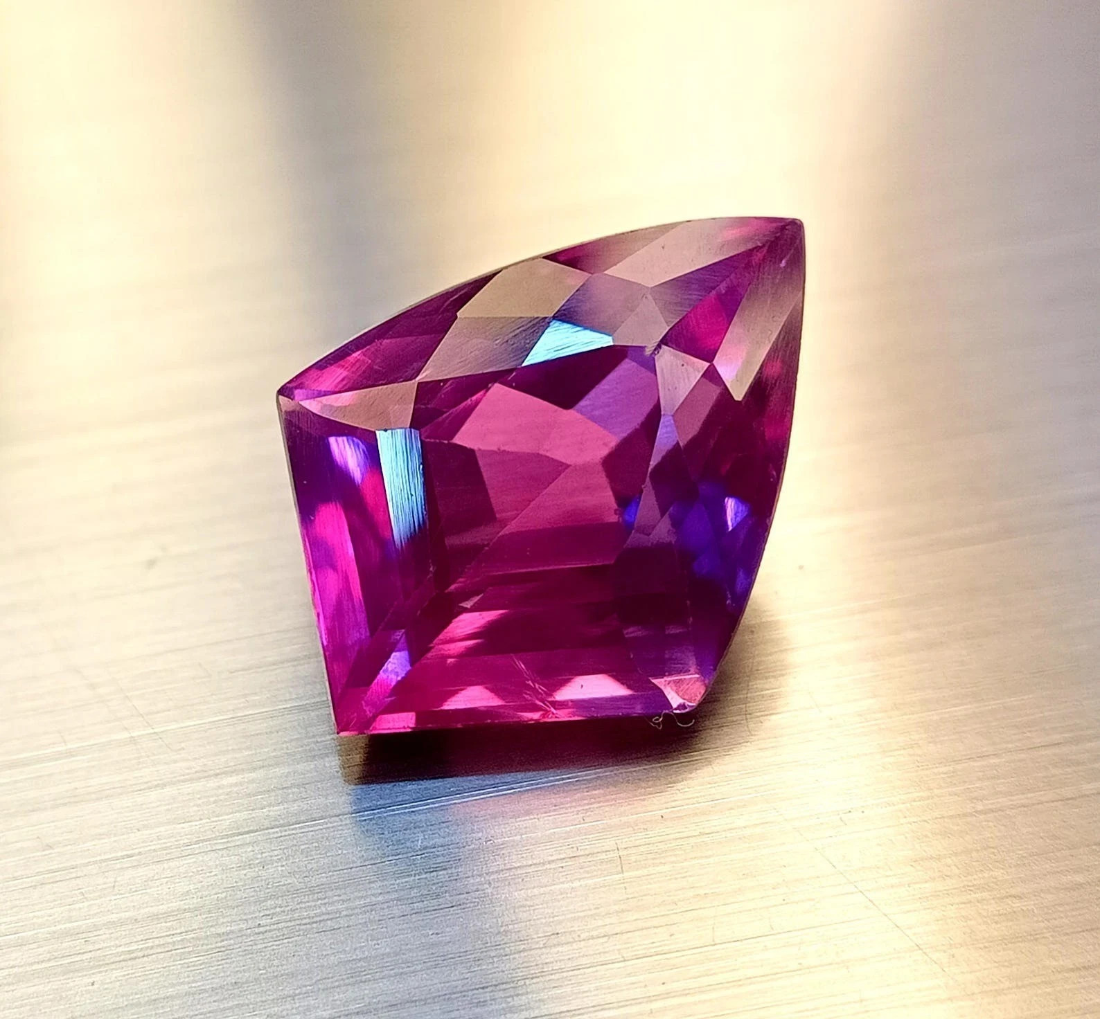 10 Ct Natural AA+ CERTIFIED Alexandrite Color Change Fancy Cut Loose Gemstone
