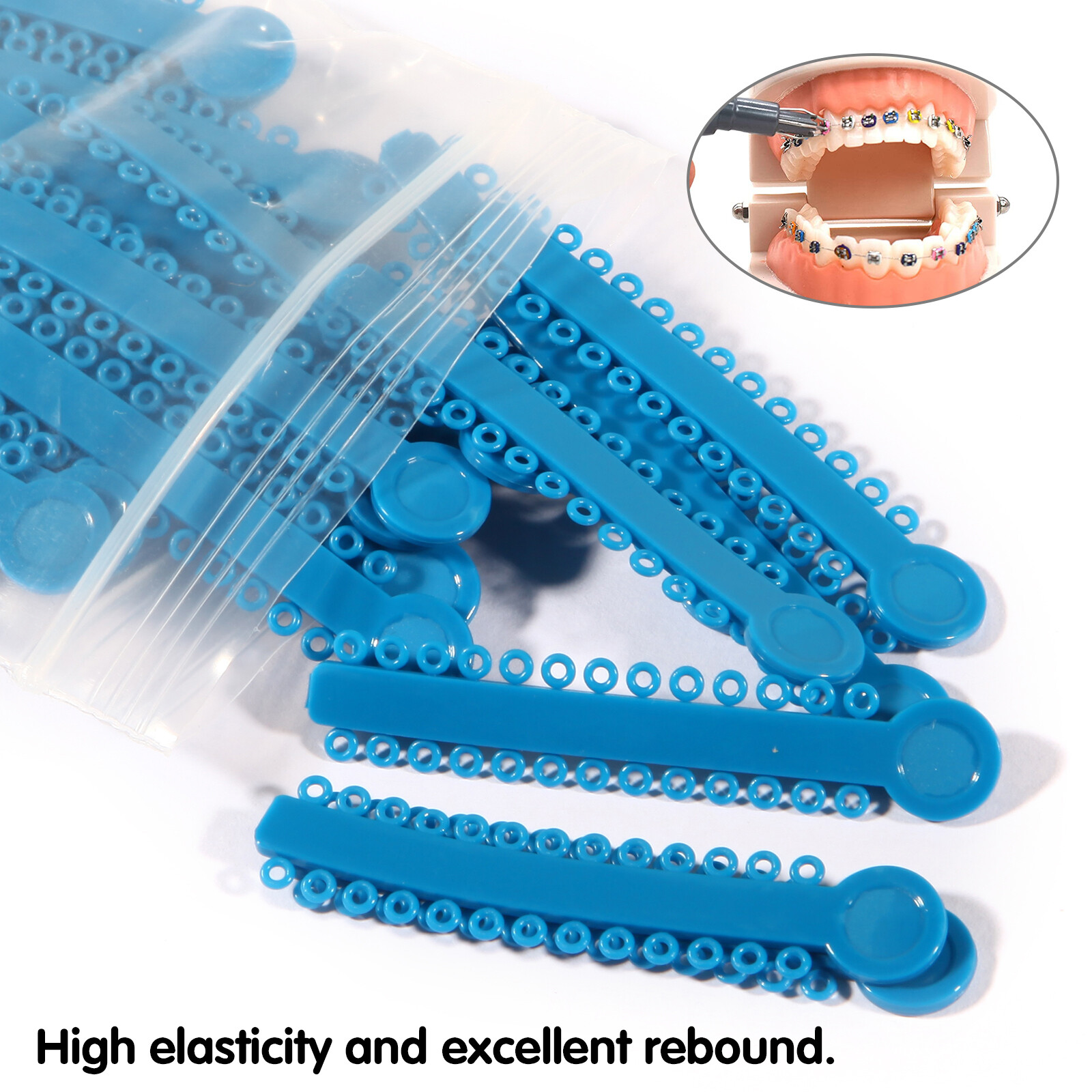 Sale Ortodoncia Elástico Ligaduras Bandas de Goma para Brackets / Arch Wire