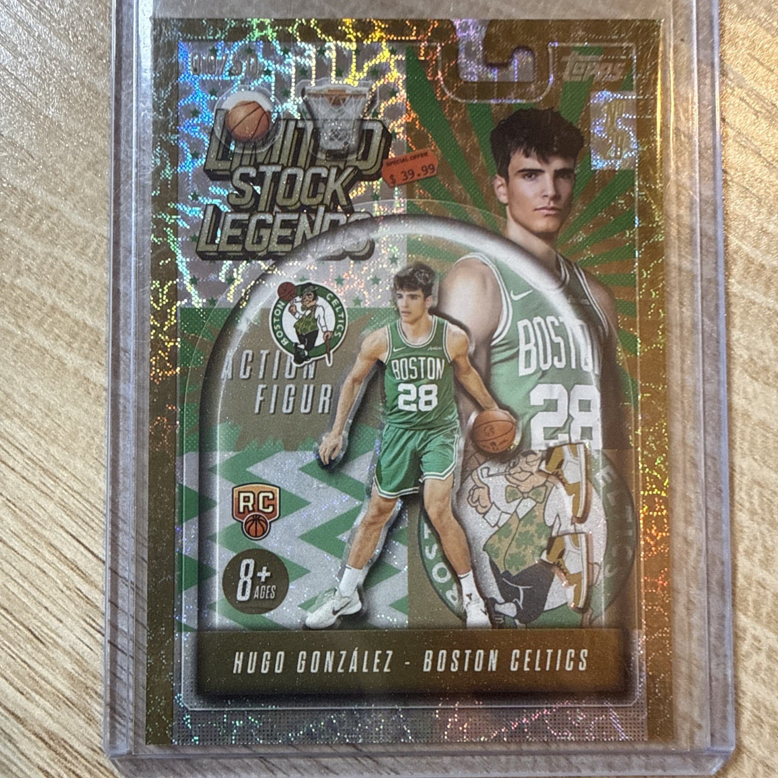 2025-26 Topps - Limited Stock Legends Hugo Gonzalez /50 #LST-28 (RC) 2025-26 Topps - Limited Stock Legends Hugo Gonzalez /50 #LST-28 (RC)