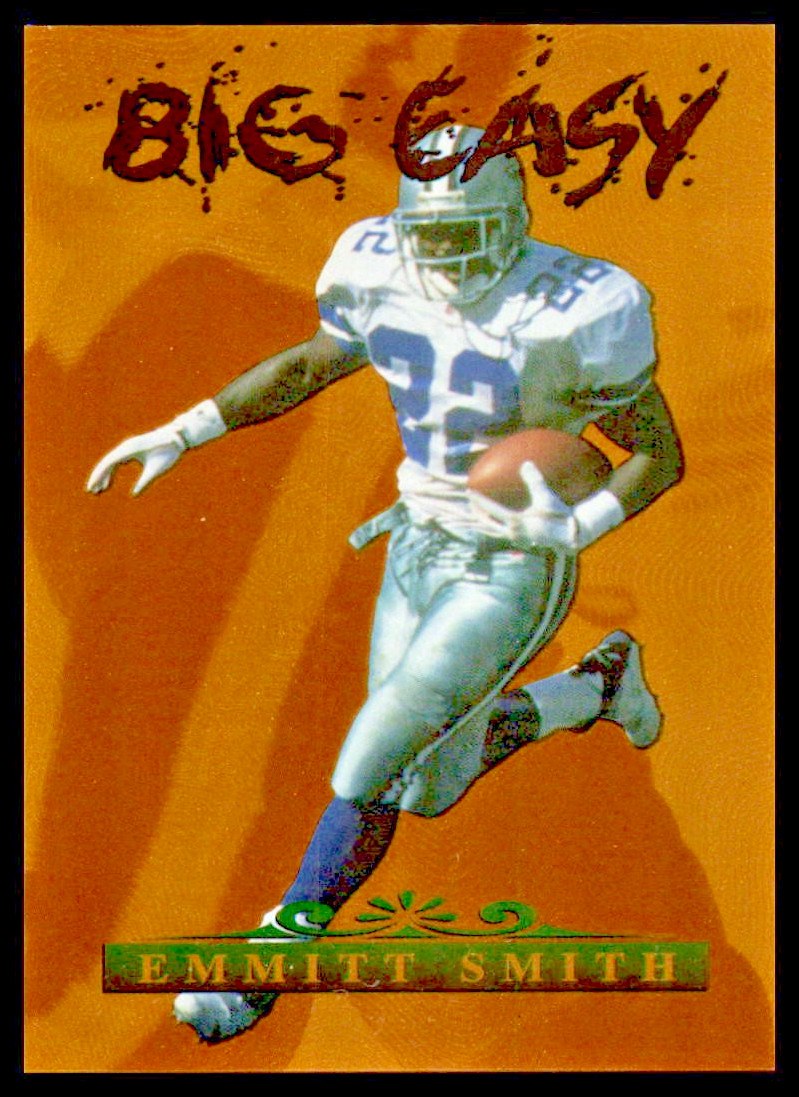 1996 Collector's Edge - Big Easy Cowboys Emmitt Smith #5 Gold Foil / 2000 1996 Collector's Edge - Big Easy Cowboys Emmitt Smith #5 Gold Foil / 2000