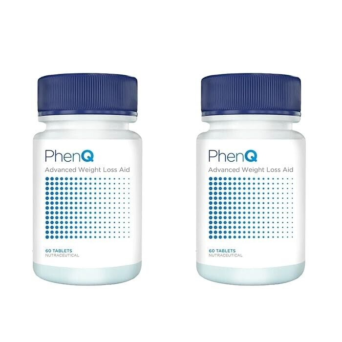 New PhenQ 2 Pack  ADVANCED Weight Loss Burn Diet Pills Lose Fat Burner 120Tablet
