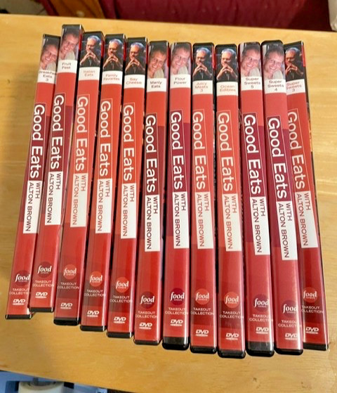 Lot Of 12 Good Eats With Alton Brown  DVDs Mostly New