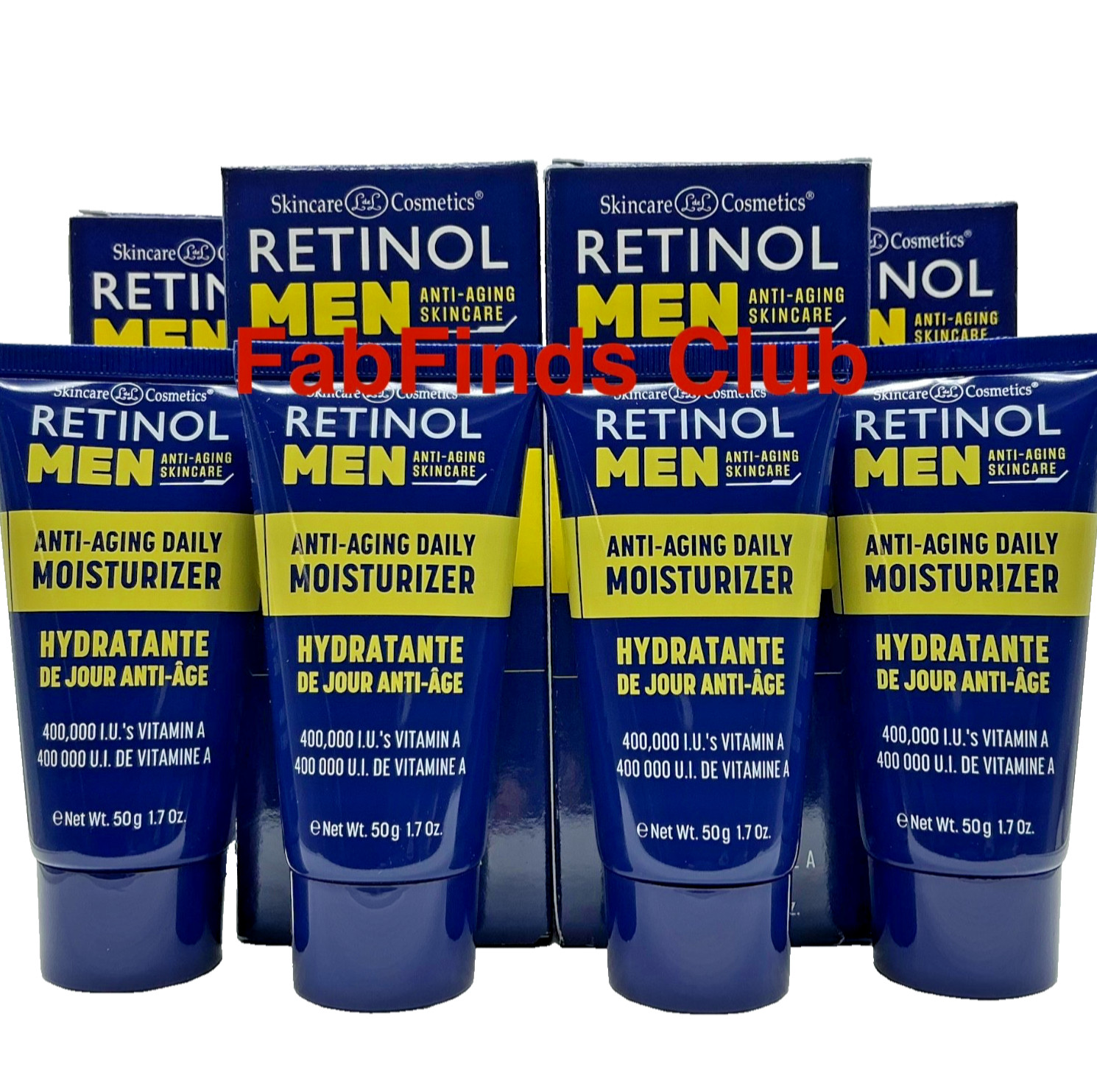 4x Skincare Cosmetics Mens Anti-aging Retinol Daily Moisturizer 1.7oz Sealed 4x Skincare Cosmetics Mens Anti-aging Retinol Daily Moisturizer 1.7oz Sealed
