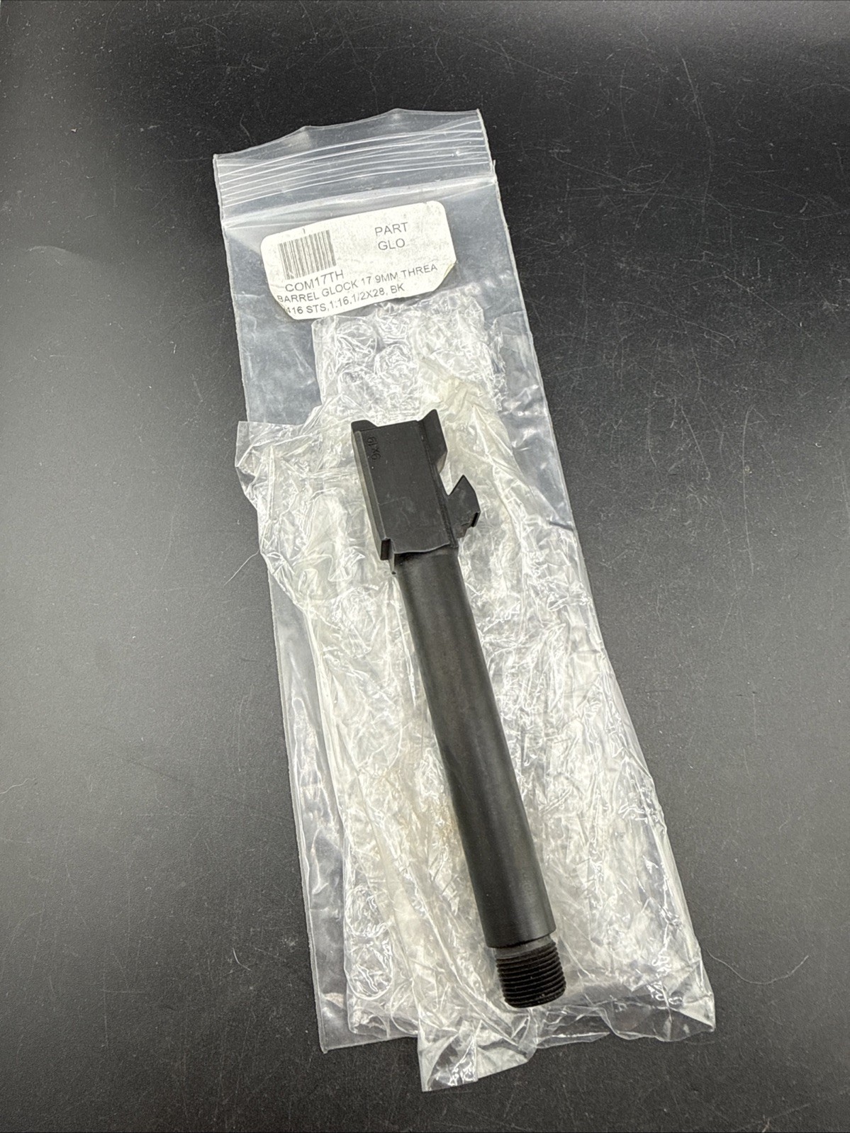 NEW OLD STOCK GLOCK 17 9MM AFTERMARKET BARREL UNMARKED NEW OLD STOCK GLOCK 17 9MM AFTERMARKET BARREL UNMARKED