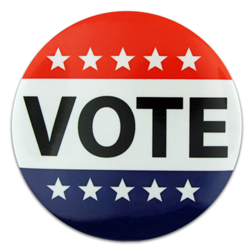 PinMart\'s Patriotic Election VOTE Button