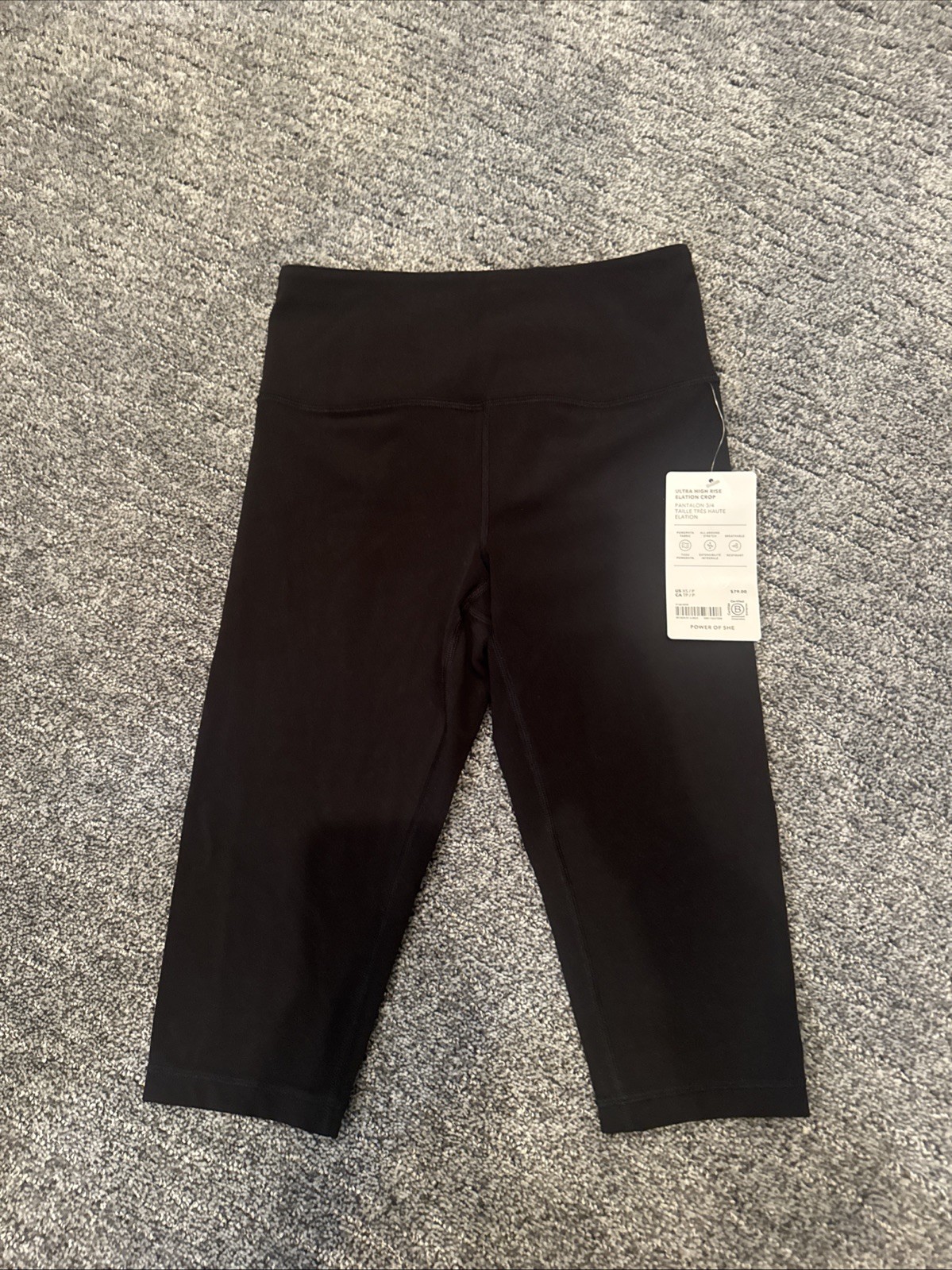 Athleta ultra High rise Elation crop Leggings NWT Size XS Athleta ultra High rise Elation crop Leggings NWT Size XS
