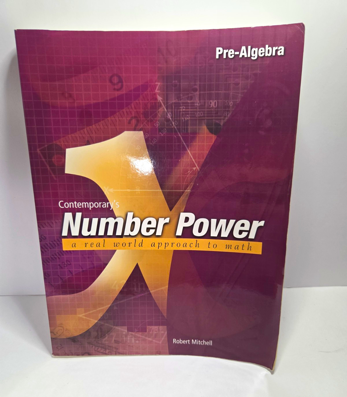 Contemporary\'s Number Power: Pre-Algebra by Robert Mitchell TPB 2001 Glossary