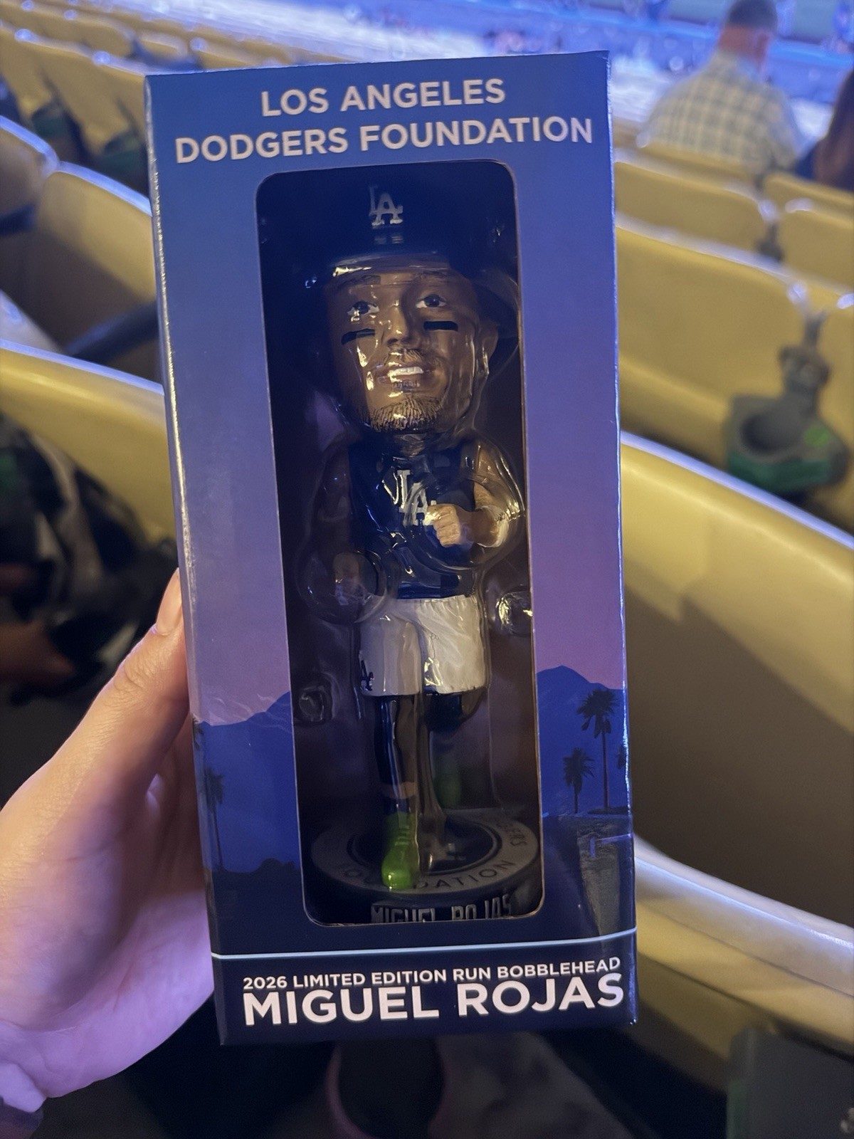 Los Angeles Dodgers Foundation Sunset Run 2026 Miguel Rojas Exclusive Bobblehead