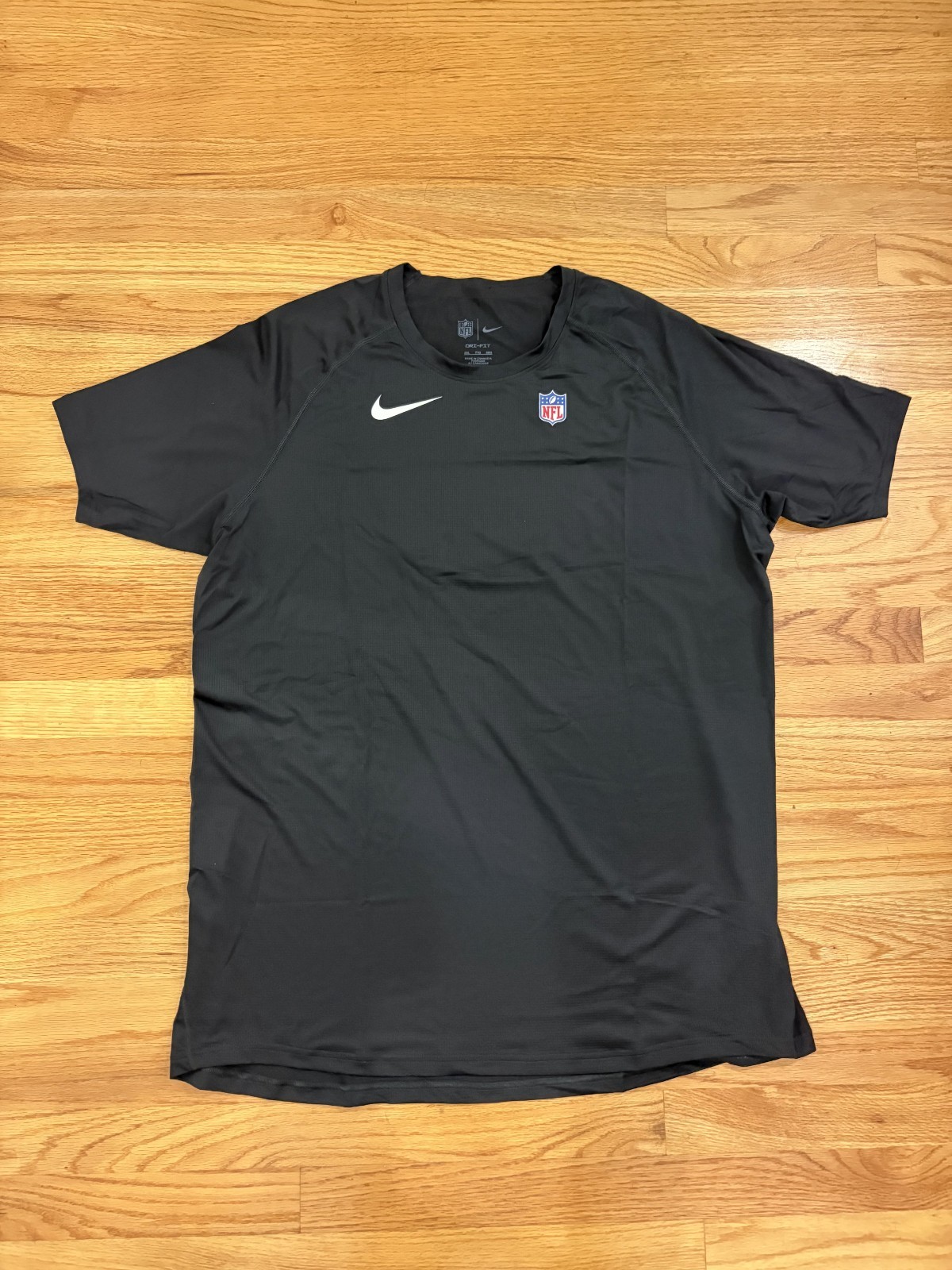 Nike NFL Team Issue On-Field Black Dri-FIT Compression Shirt CW6317-100 Mens XXL