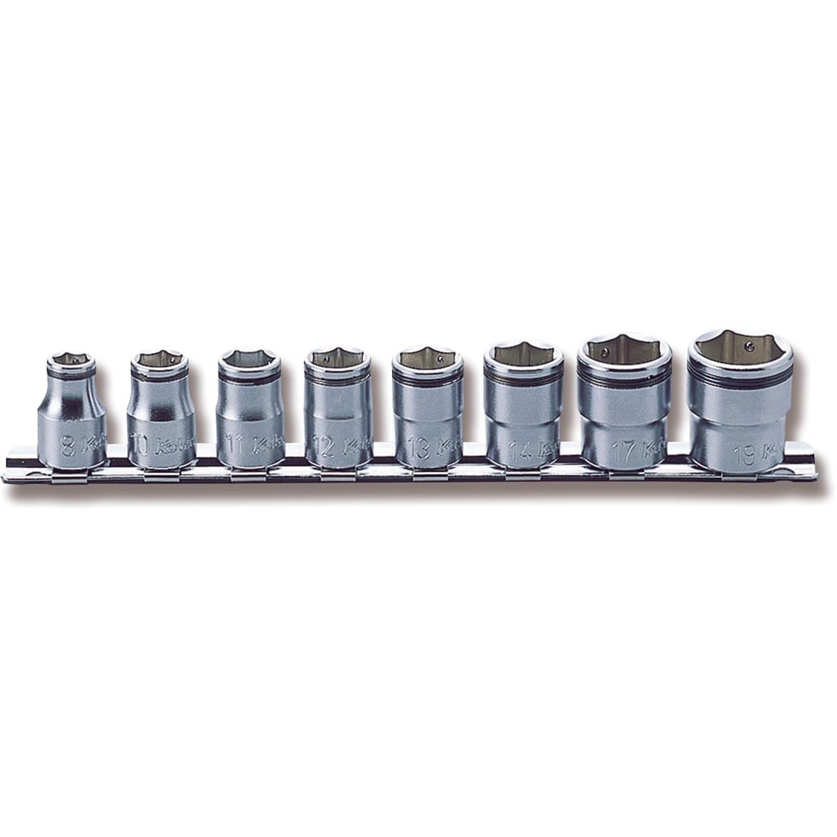 KOKEN RS3450M/8 Nut Grip Socket Rail Set 3/8\