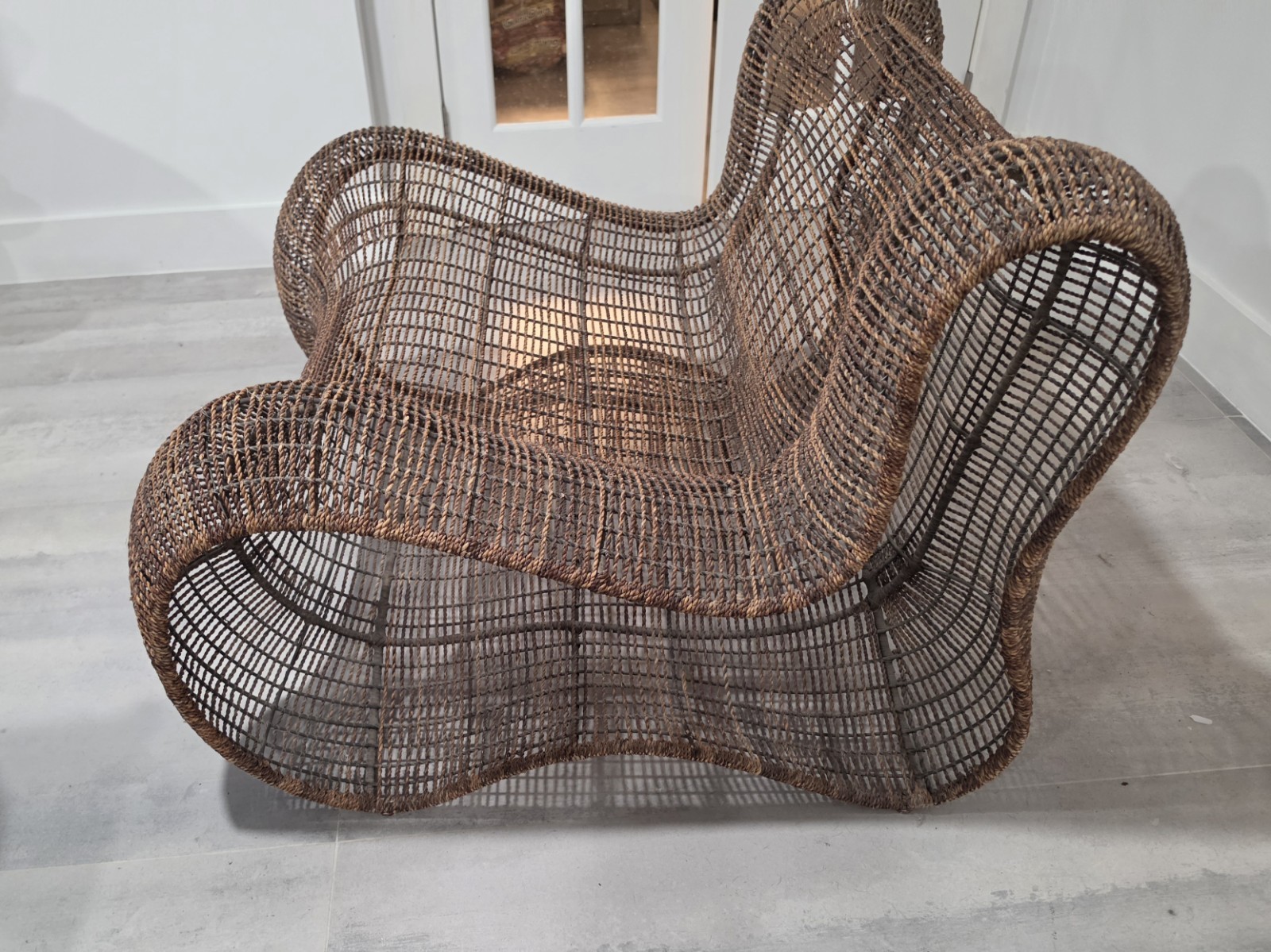 Vintage Kenneth Cobonpue Chair Sells For 3600.00 was used for photo shoots. Vintage Kenneth Cobonpue Chair Sells For 3600.00 was used for photo shoots.