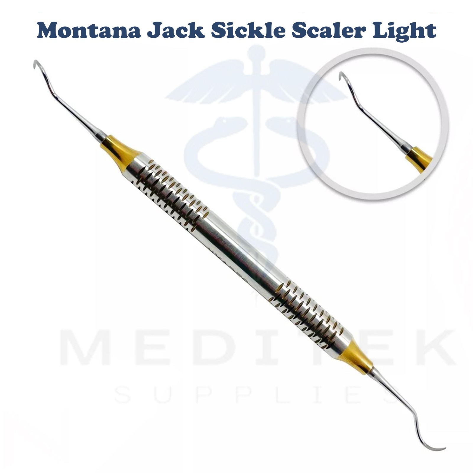 Periodontal Montana Jack Sickle Scaler Light Double Ended Dental Instruments