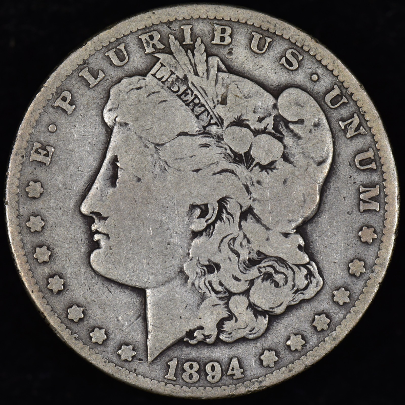 1894-S $1 MORGAN SILVER DOLLAR ✪ VG VERY GOOD ✪ COIN SCARCE DATE I49 ◢TRUSTED◣