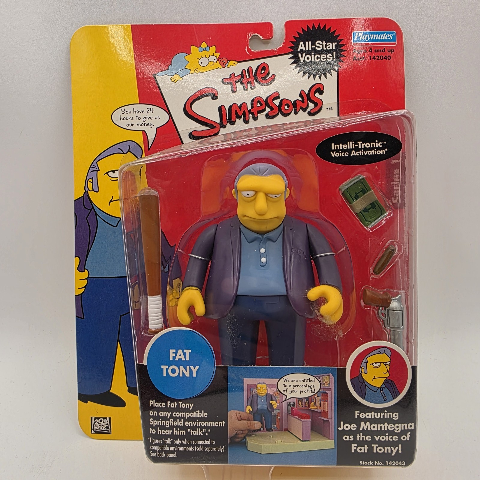The Simpsons Fat Tony Action Figure Playmates 2002 World of Springfield New A2 The Simpsons Fat Tony Action Figure Playmates 2002 World of Springfield New A2