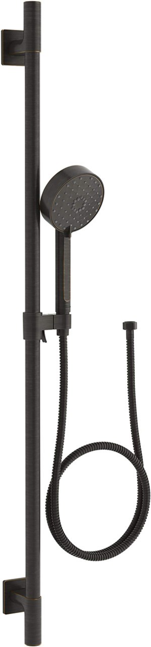 KOHLER Awaken G110 1.75 GPM Handshower Kit with hose and slidebar, K-99898-G-2BZ