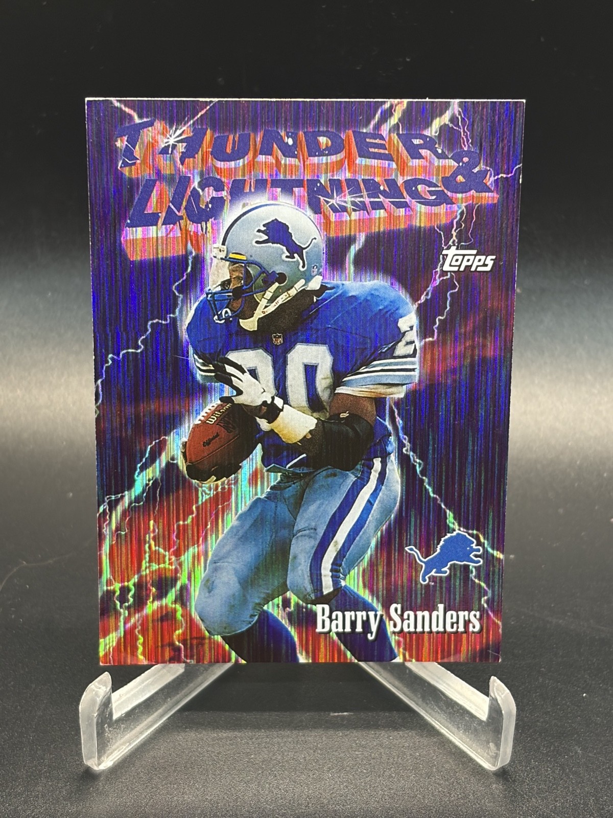 1997 Topps - Season\'s Best Thunder & Lightning Barry Sanders #6 1997 Topps - Season\'s Best Thunder & Lightning Barry Sanders #6
