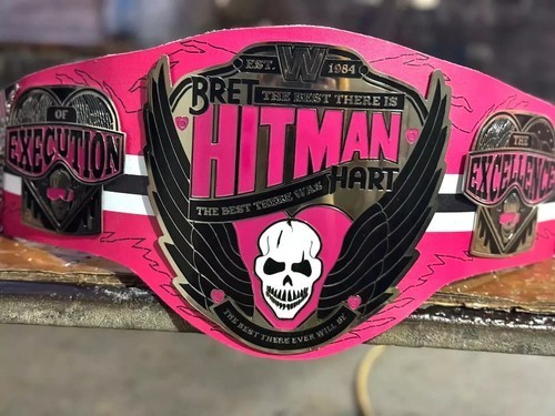 Bret Hart Legacy Championship Hitman Replica Title Belt 2mm  Raplica