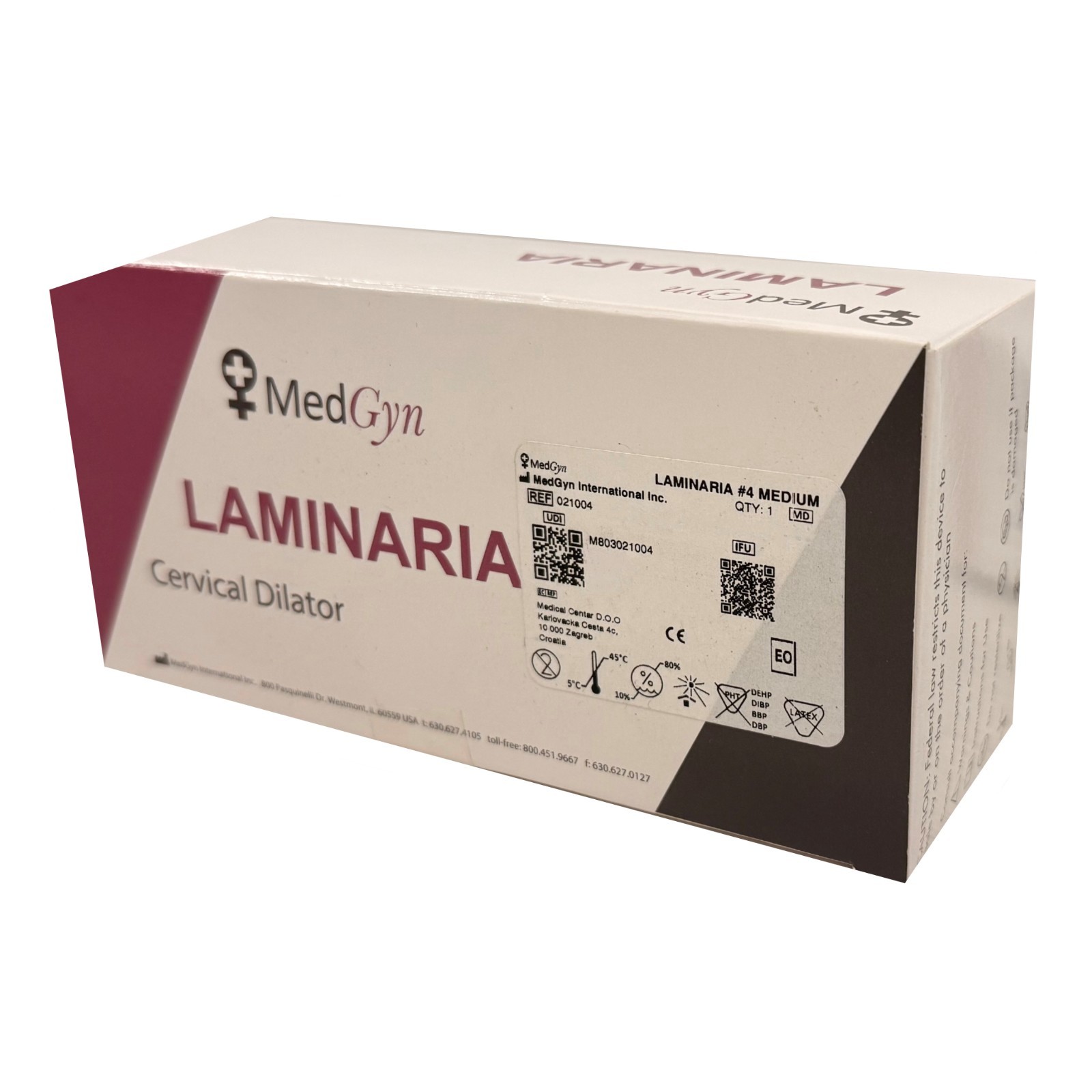 *25-Pieces* MedGyn Laminaria #4 Natural Dilator 4mm Small 021004 *25-Pieces* MedGyn Laminaria #4 Natural Dilator 4mm Small 021004