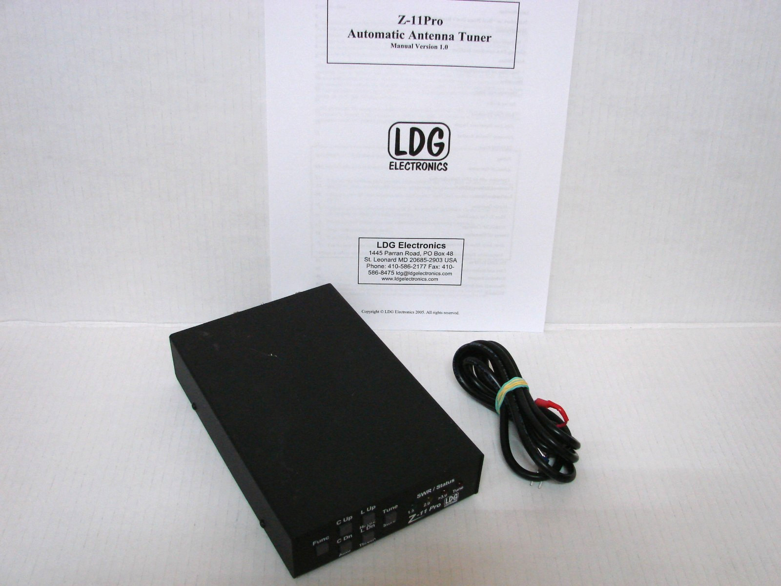 Very Nice Used LDG Z-11 Pro Memory HF Antenna Tuner BIN $95
