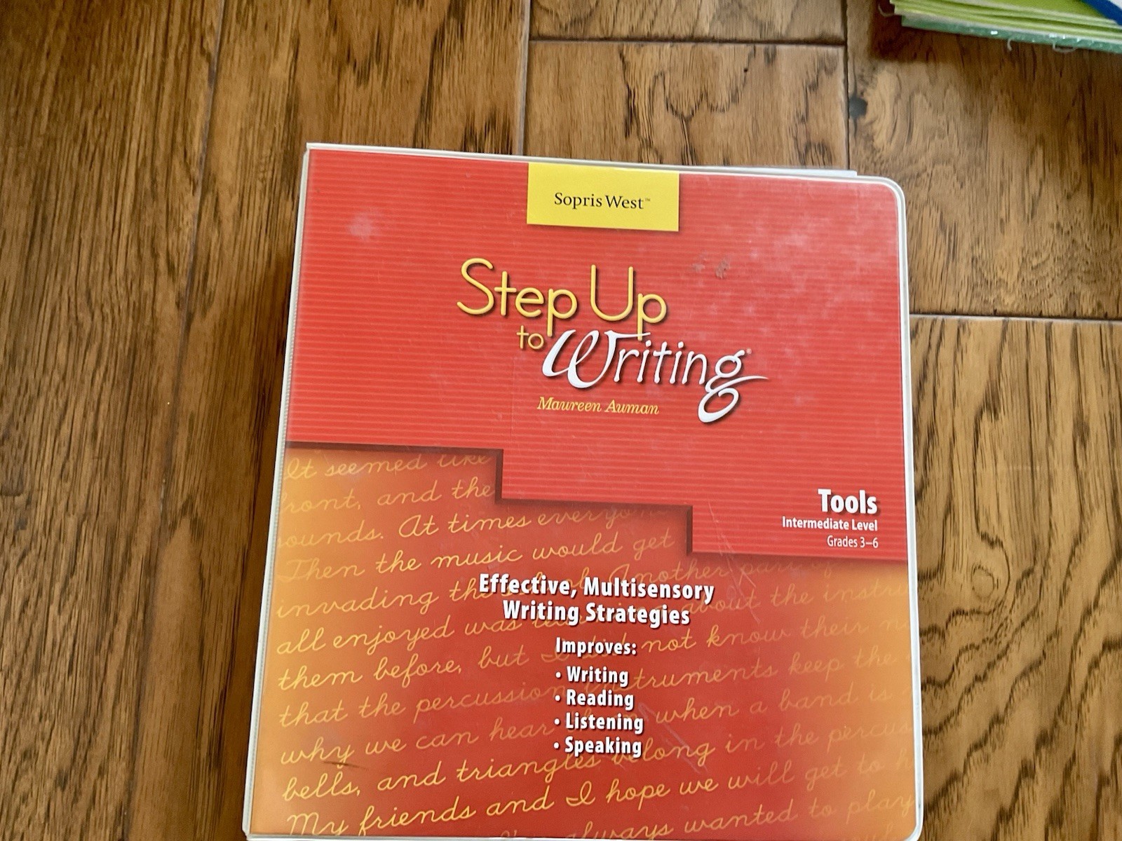 Step Up to Writing Tools Teacher Resource Binder, Intermediate, grade 3 - 6 Step Up to Writing Tools Teacher Resource Binder, Intermediate, grade 3 - 6